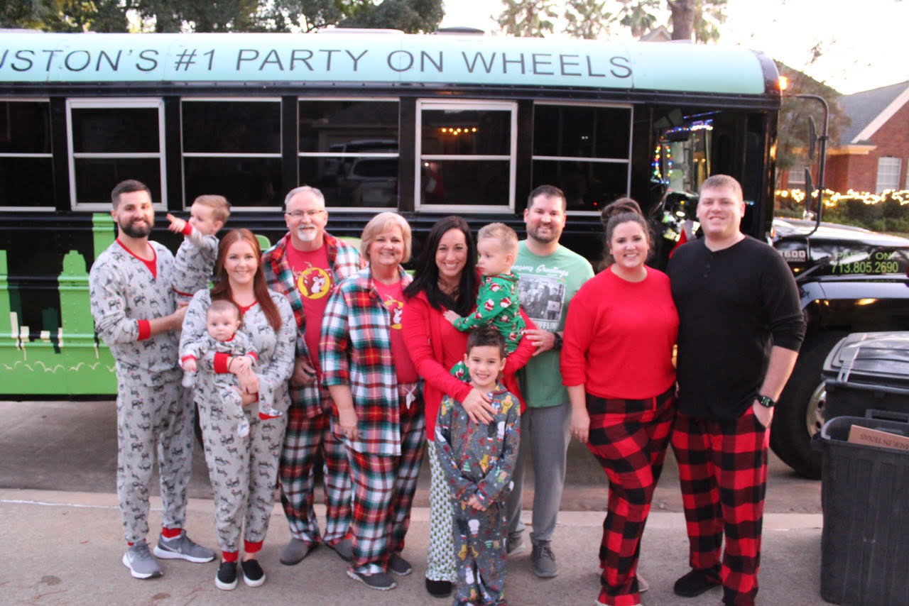 Local Christmas Light Tour Houston, TX Cool Bus Houston