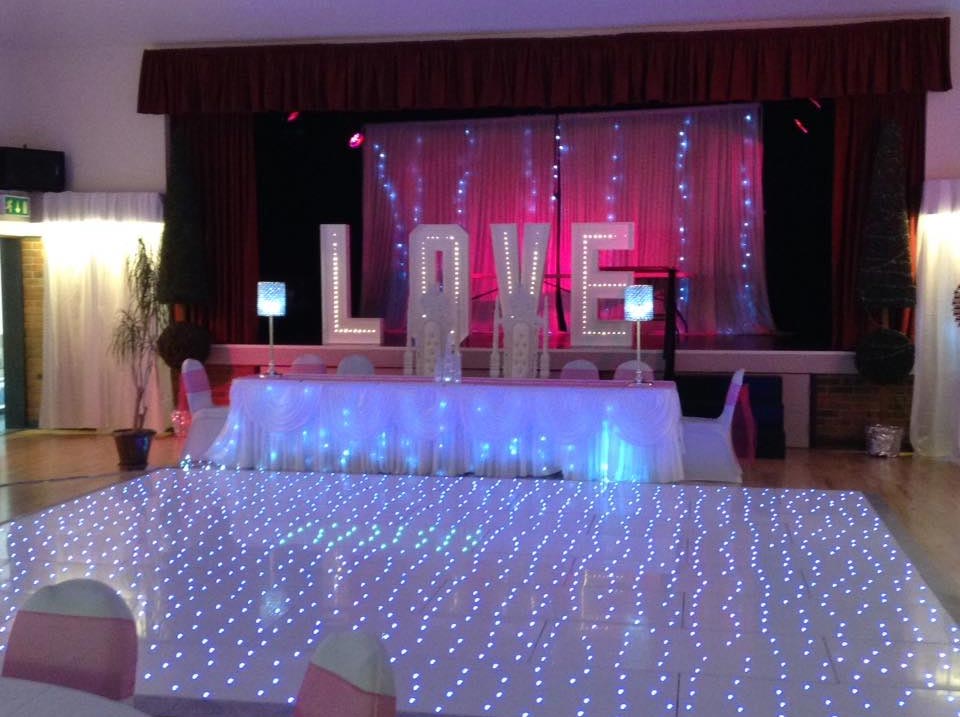 Dancefloor at Longueville Hall