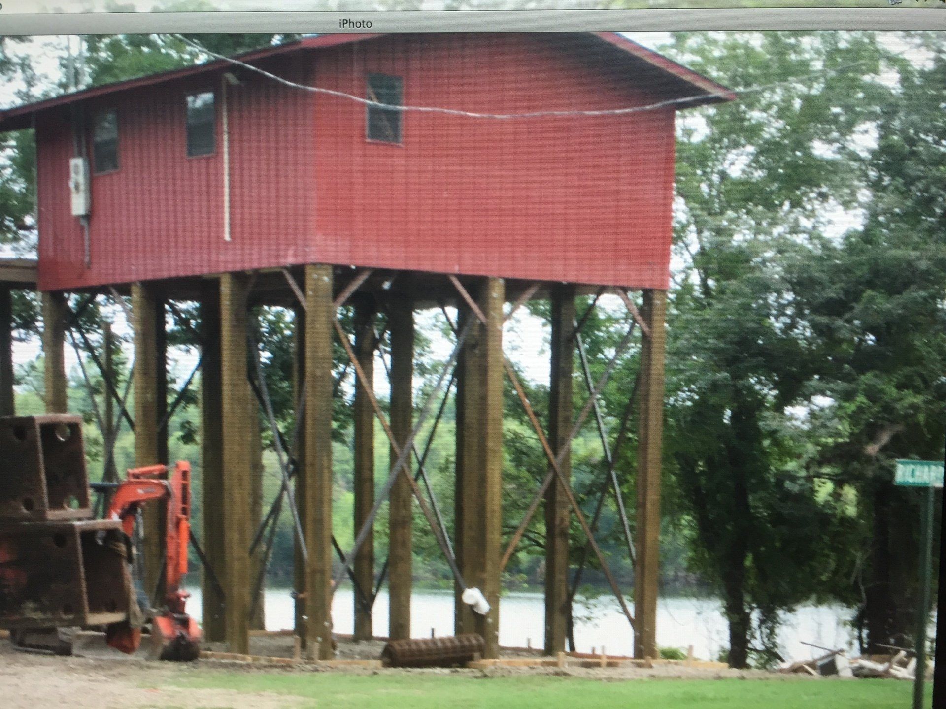 A Photo of A House on Stilts — Mobile, AL — Means House Moving Inc.