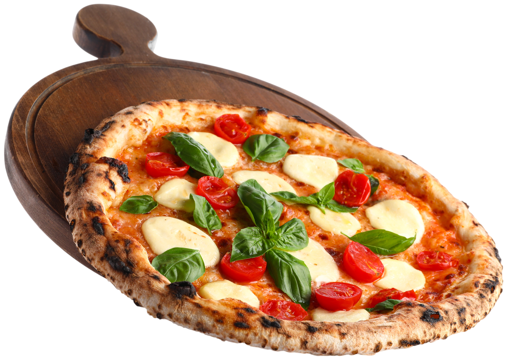 Pizza margherita.
