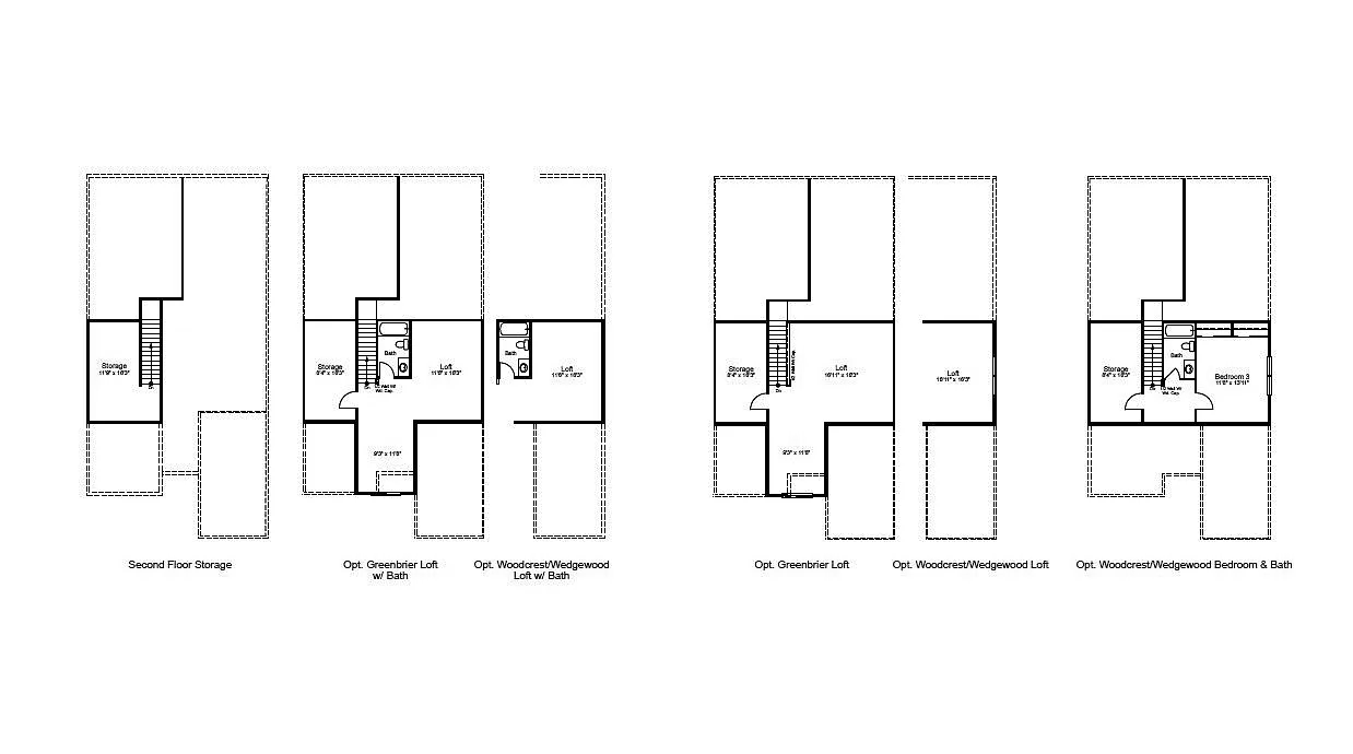 Blurry black-and-white architectural floor plan sketches with room outlines and labels.