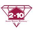 2-10 Home Buyers Warranty logo with red diamond and white lettering