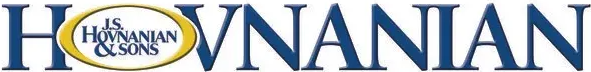 Hovnanian Homes logo in blue and gold on a white background