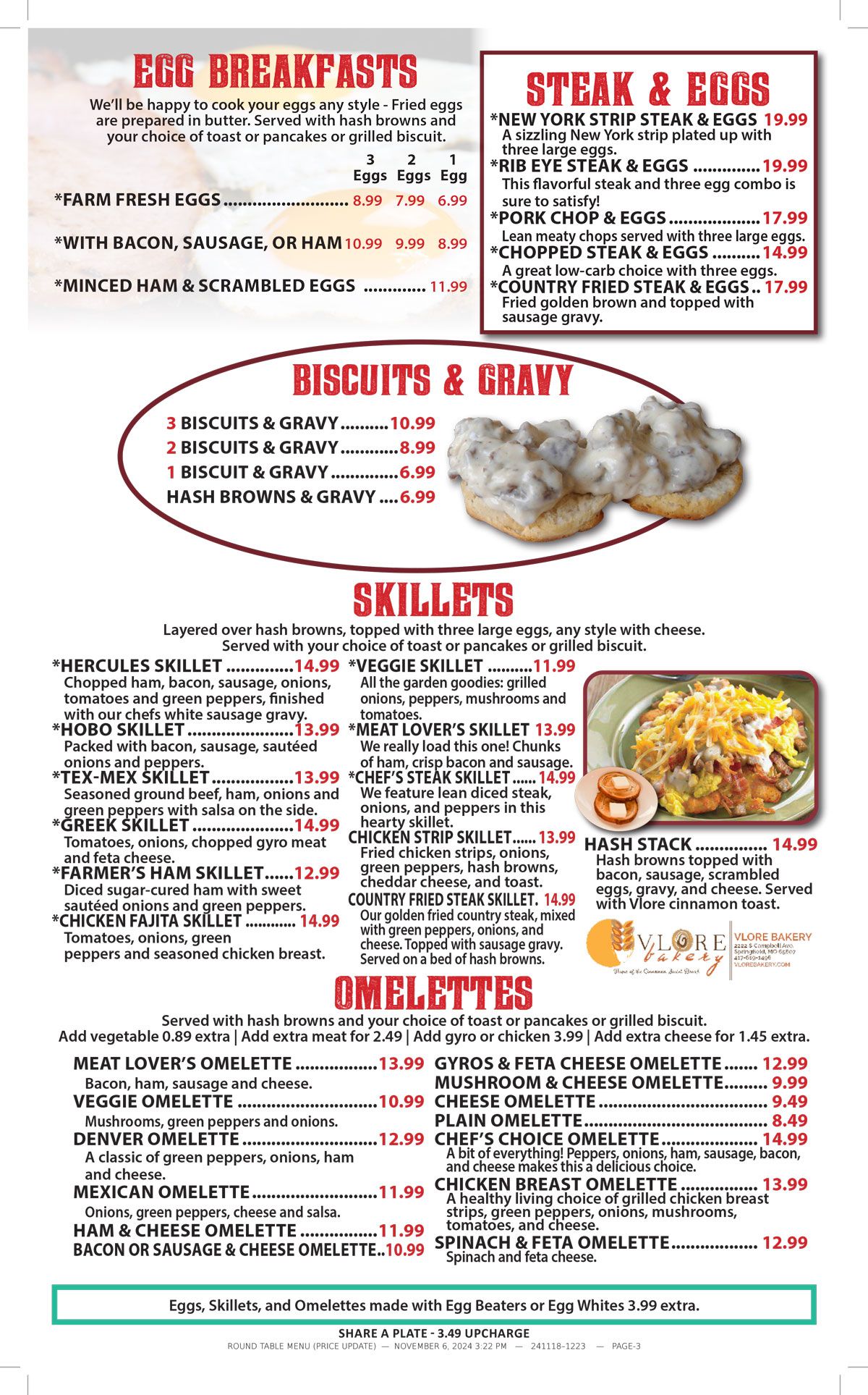 Button Cafe Menu Menu