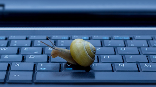 Pitcture of a slow computer