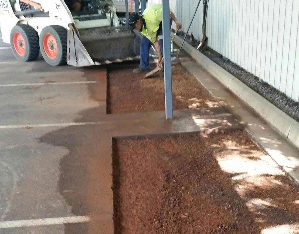 Preparation And Saw Cutting For Asphalt Installation — Bitumen Services in Darwin, NT