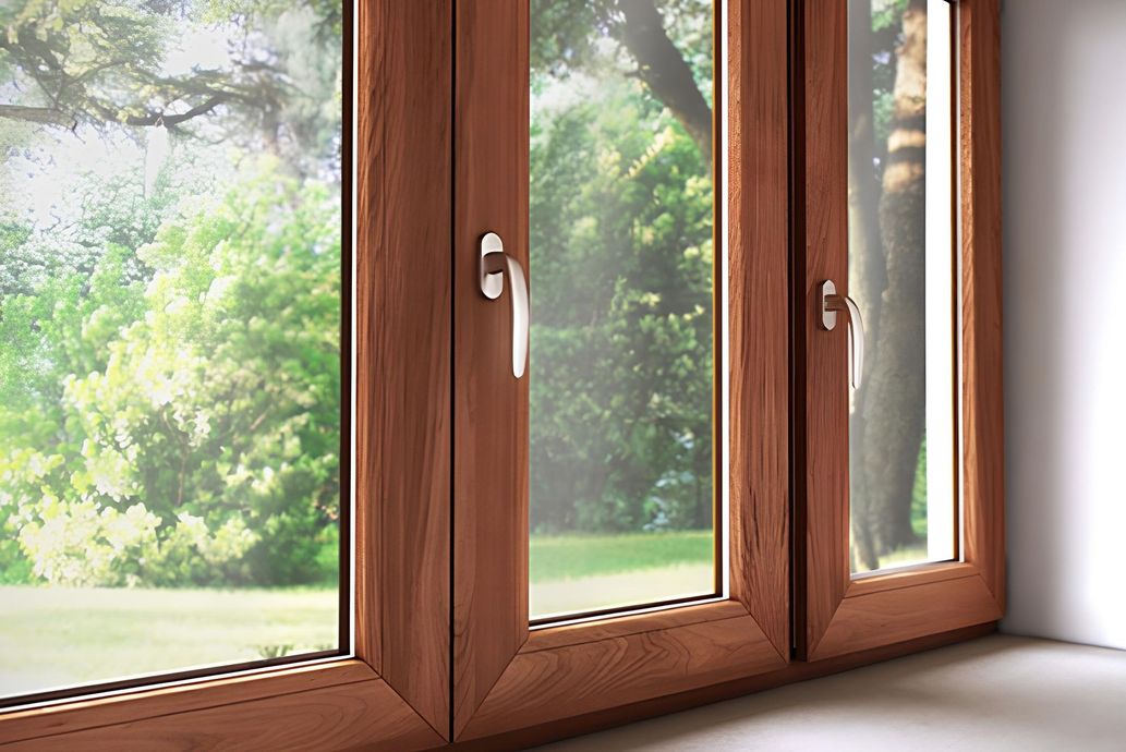 infisso alluminio legno