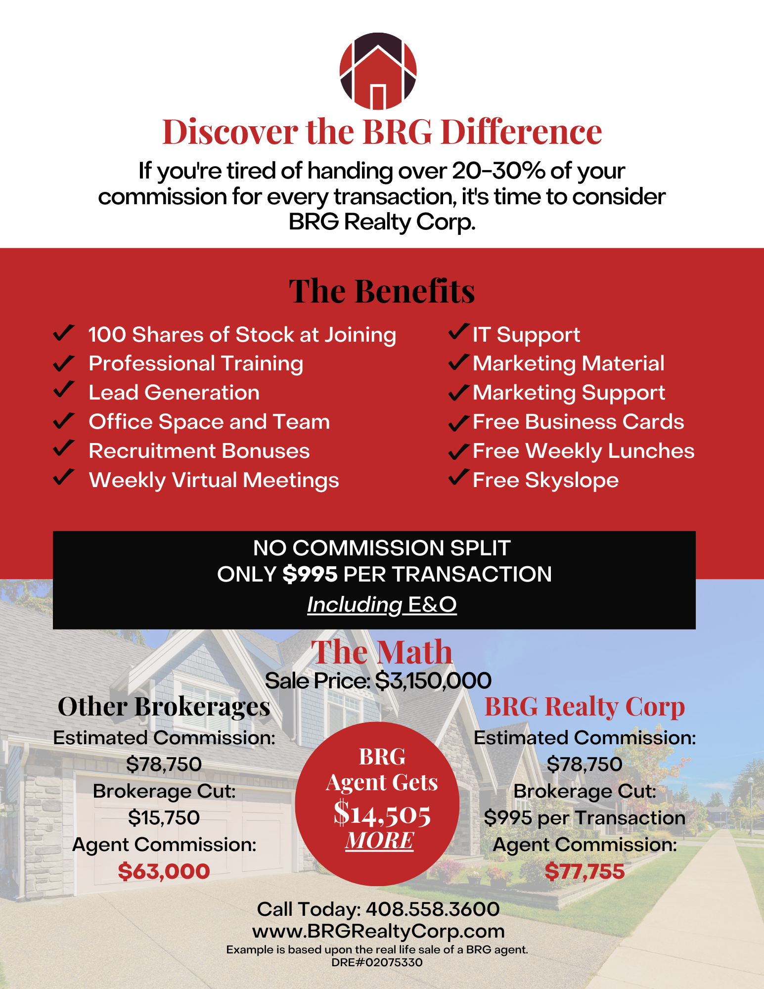 BRG recruiting flyer