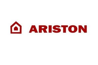 Un logo per Ariston con una casa sopra