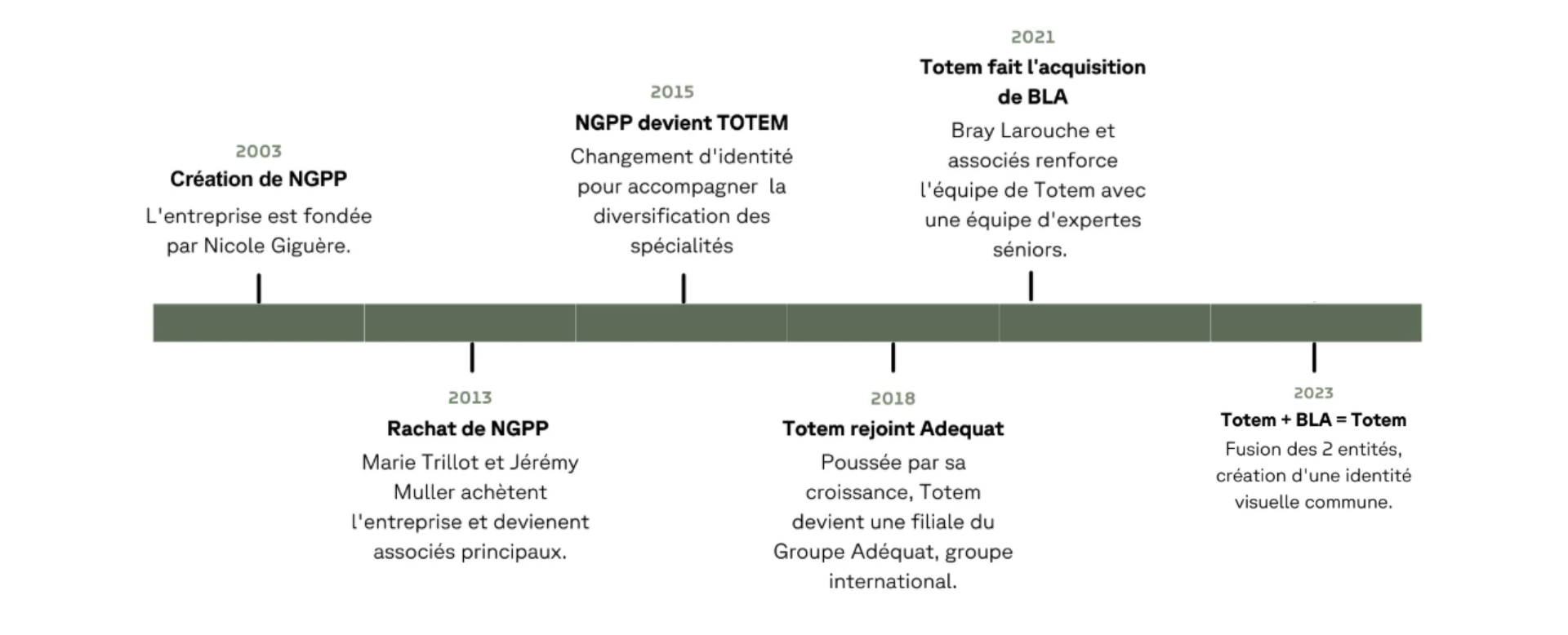 Histoire de Totem