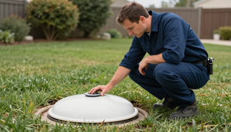 Septic repair inspection