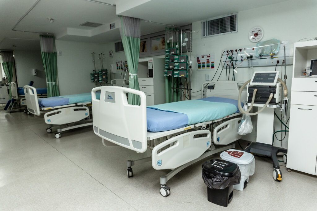 Ambiente hospitalar atendido por soluções HVAC da Climatech