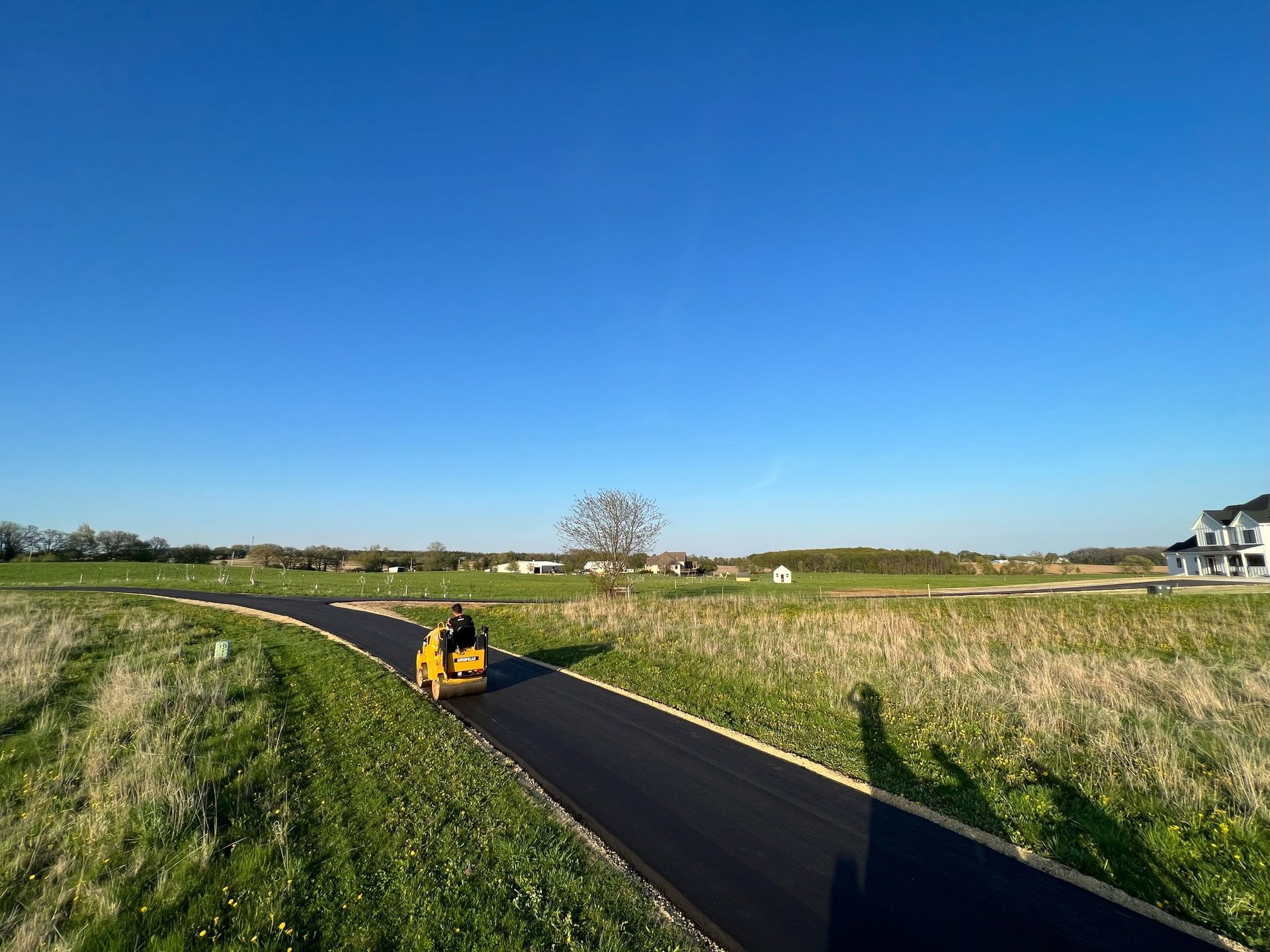 Beautiful Asphalt Road — Stoughton, WI — Perla Asphalt Maintenance and Sealcoating