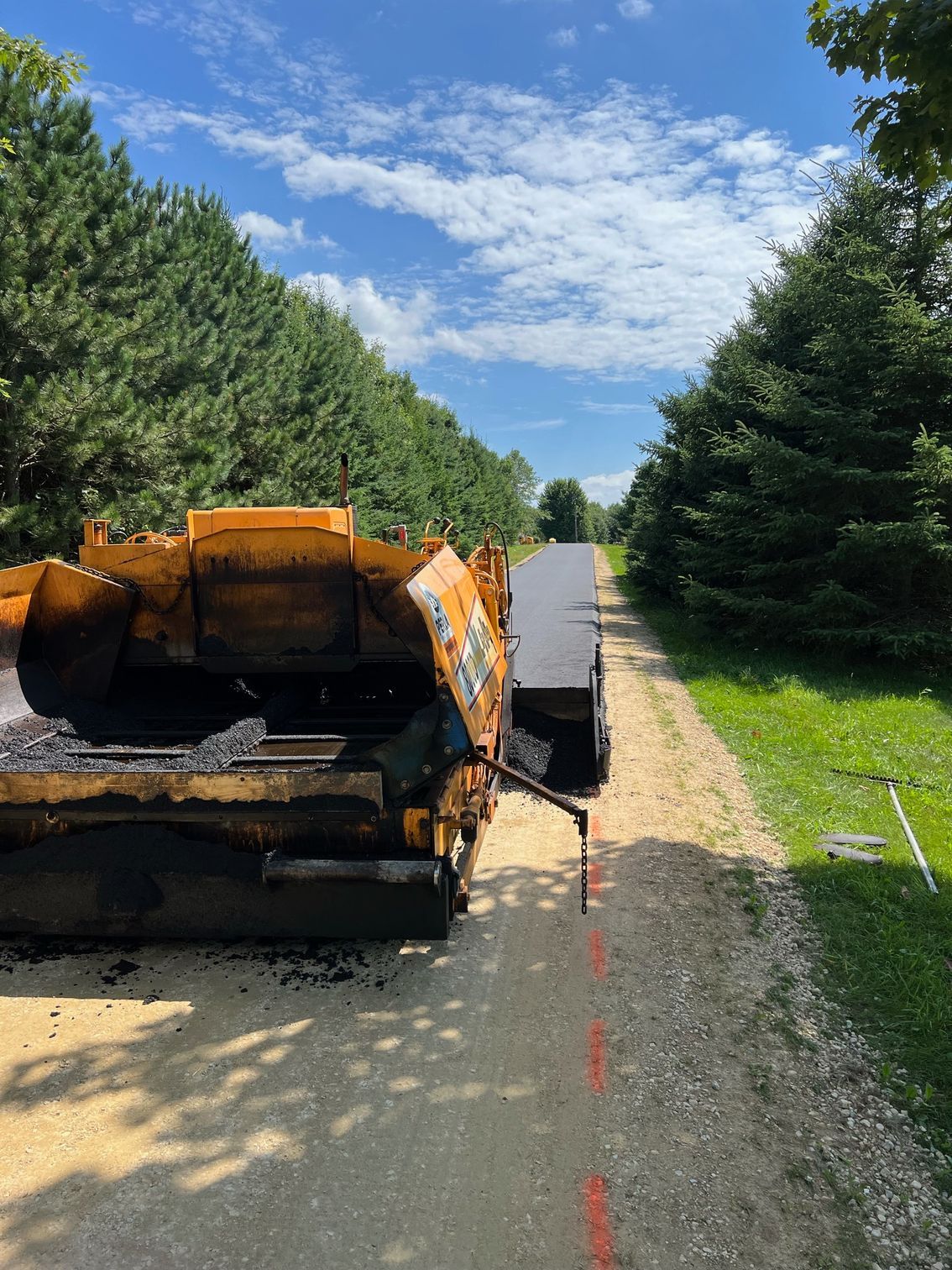 Road Under Construction — Stoughton, WI — Perla Asphalt Maintenance and Sealcoating