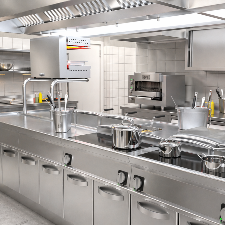 Render e progettazione cucine professionali a Roma