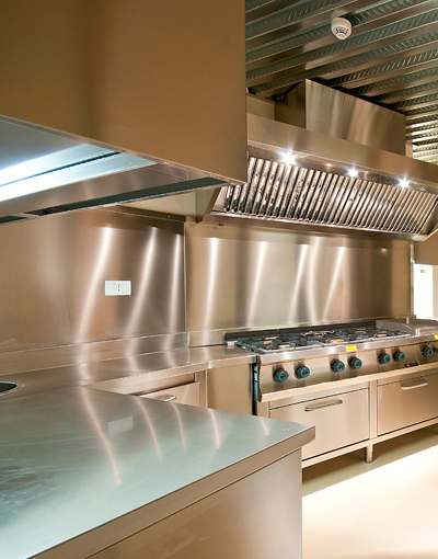 cucina professionale ristorante loft luxury