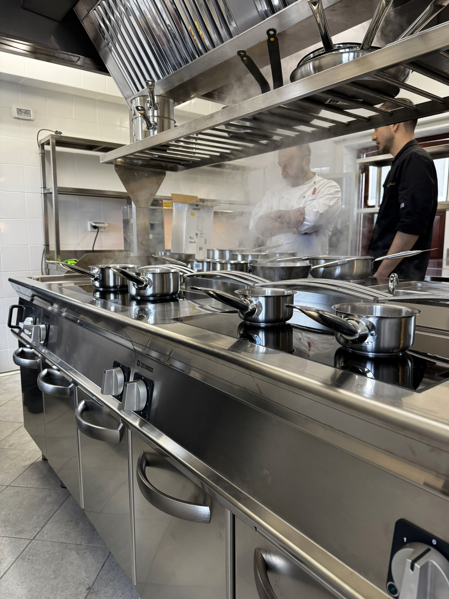 cucina centrale tecnoinox rooftop Gianicolo Roma