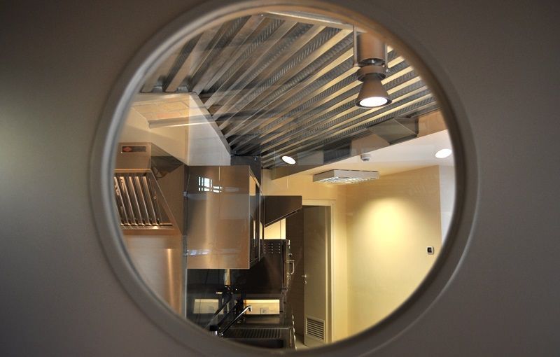 cucina professionale ristorante loft luxury