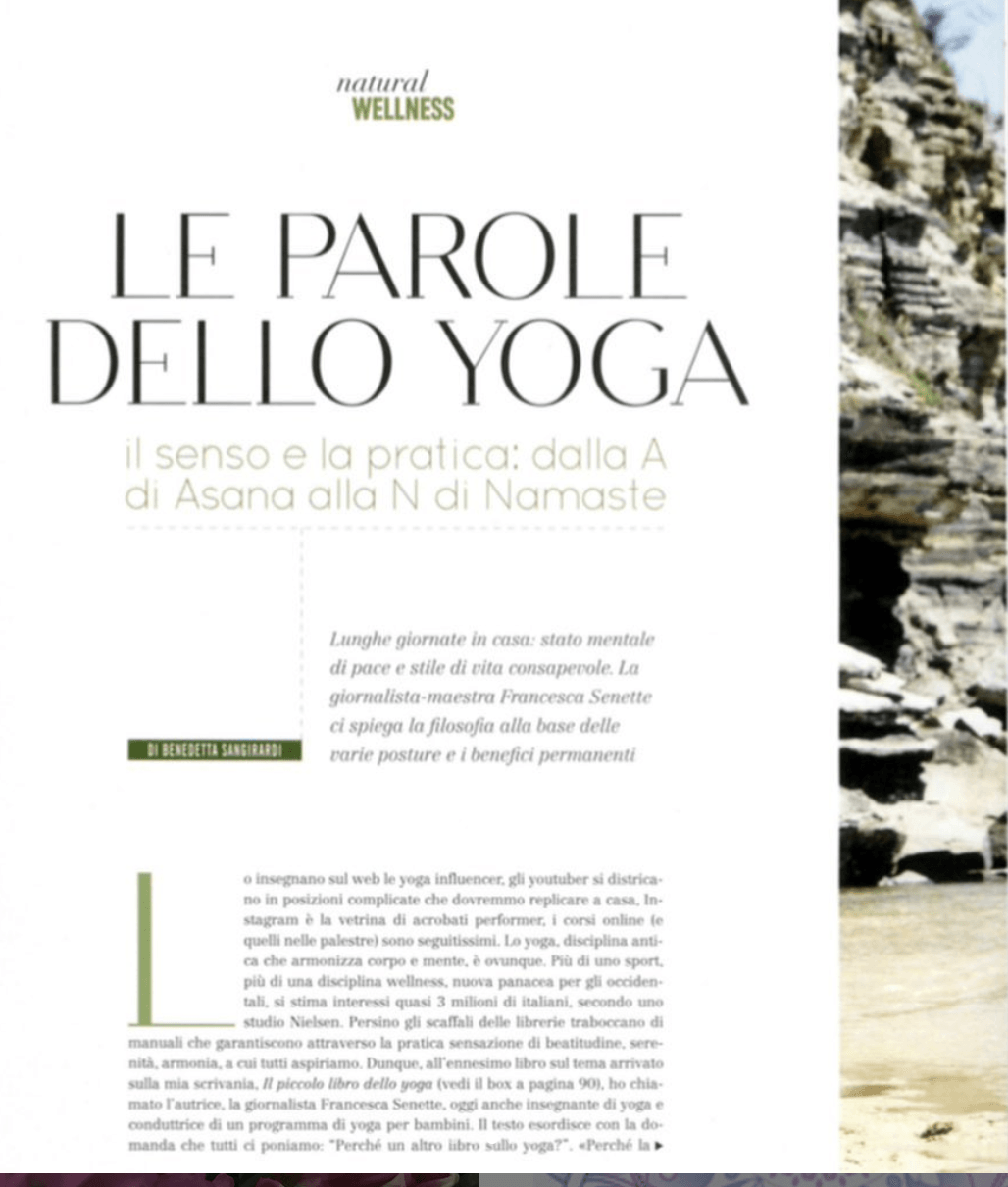 LoYoga su OK benessere articolo