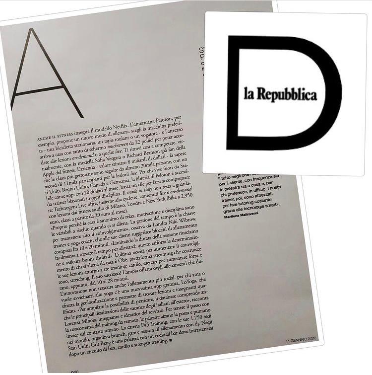 LoYoga in D La Repubblica