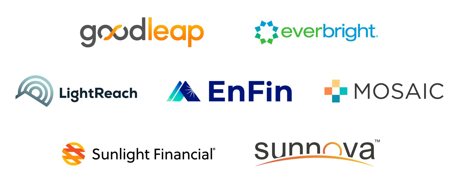 Finacial Institutions we work with