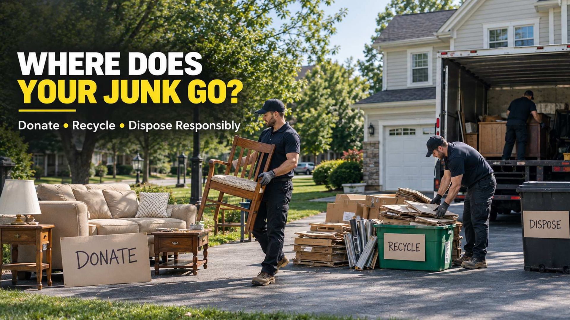Do Junk Removal Services Recycle or Donate Items