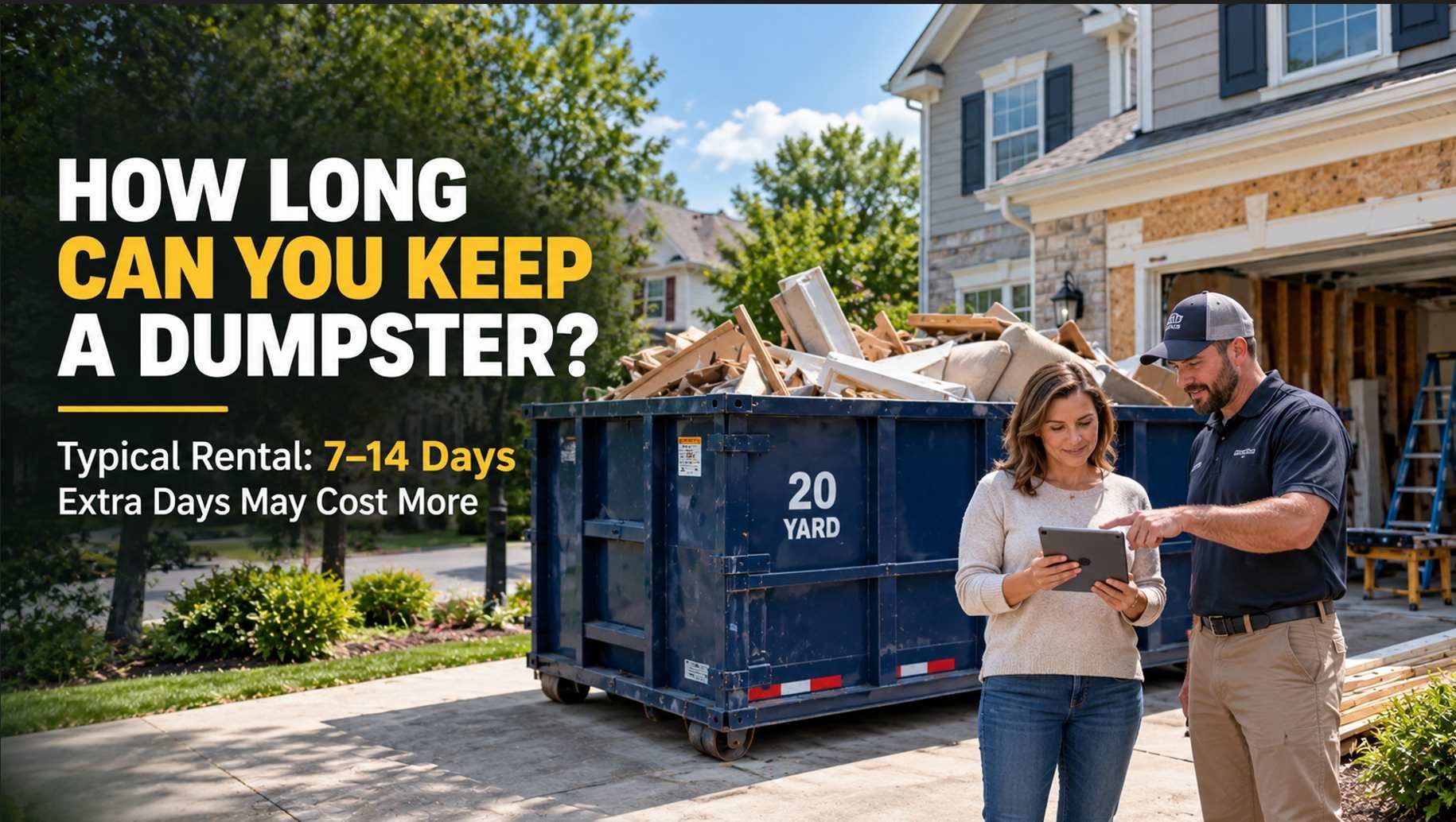 How Long Can You Keep a Dumpster Rental? Howard County Guide