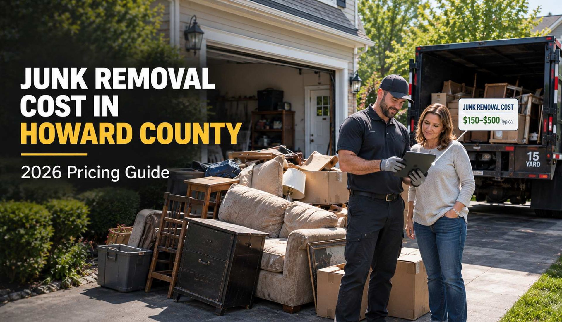 How Much Does a Junk Removal Service Cost in Howard County?