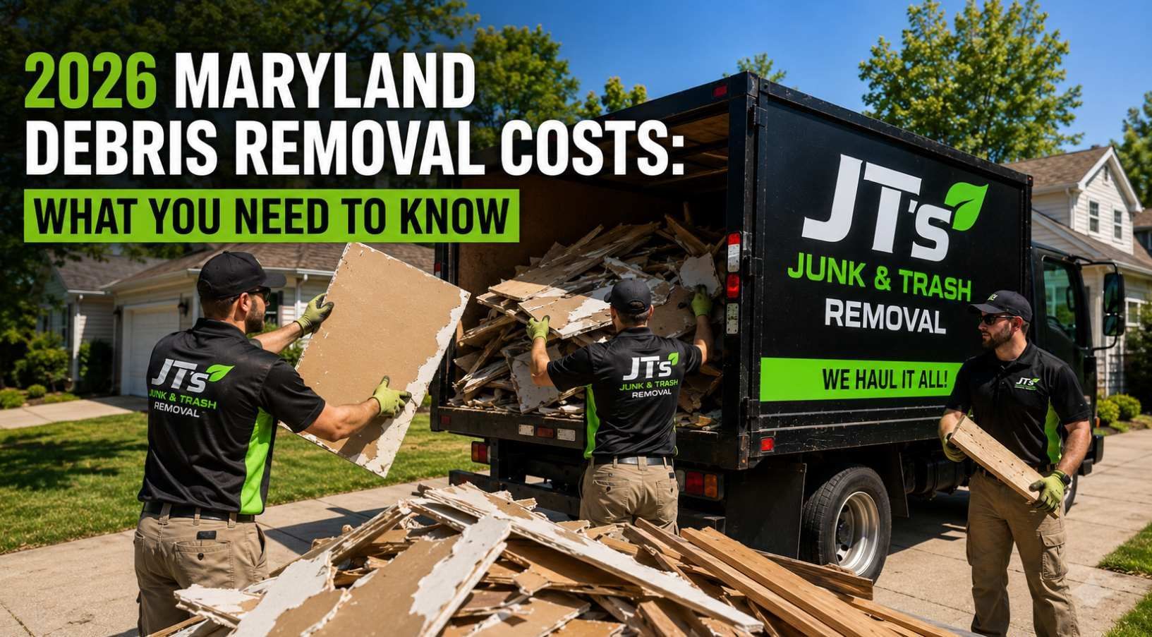 How Much Does Debris Removal Cost in Maryland? 2026 Pricing Guide