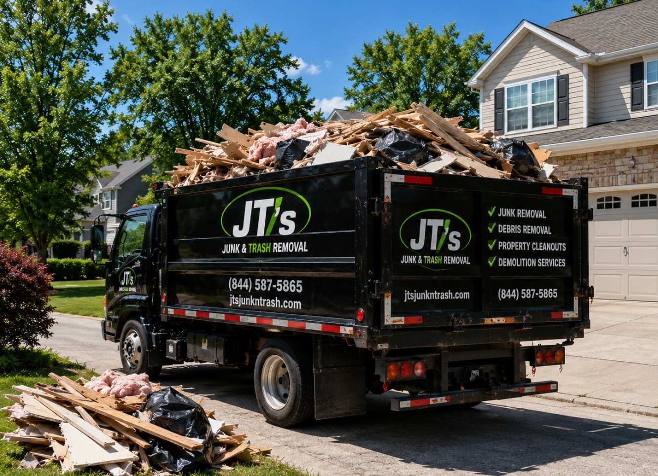 Debris Removal in Maryland | Construction, Yard & Storm Debris. JT's Junk & Trash Removal handles all debris types
