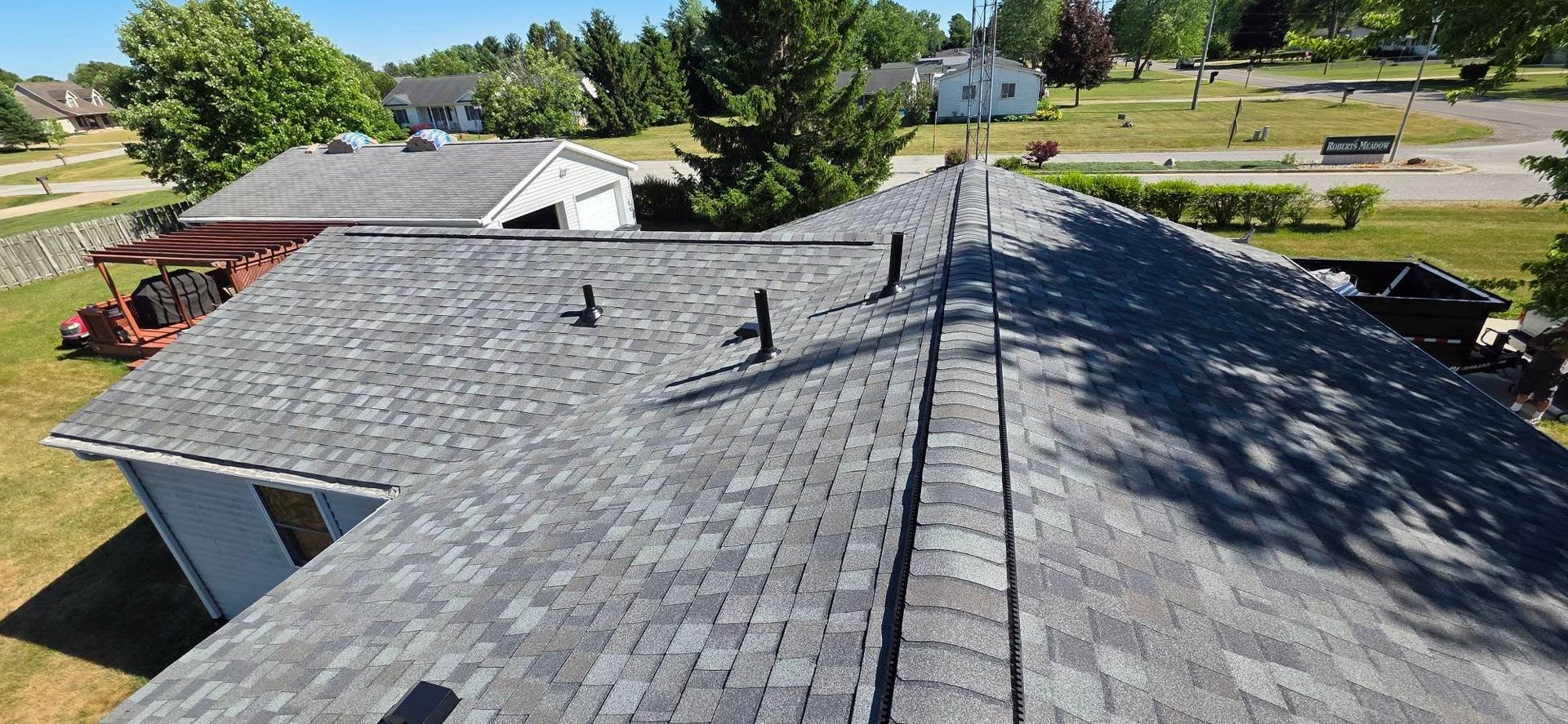 House With Metal Shingle Roof