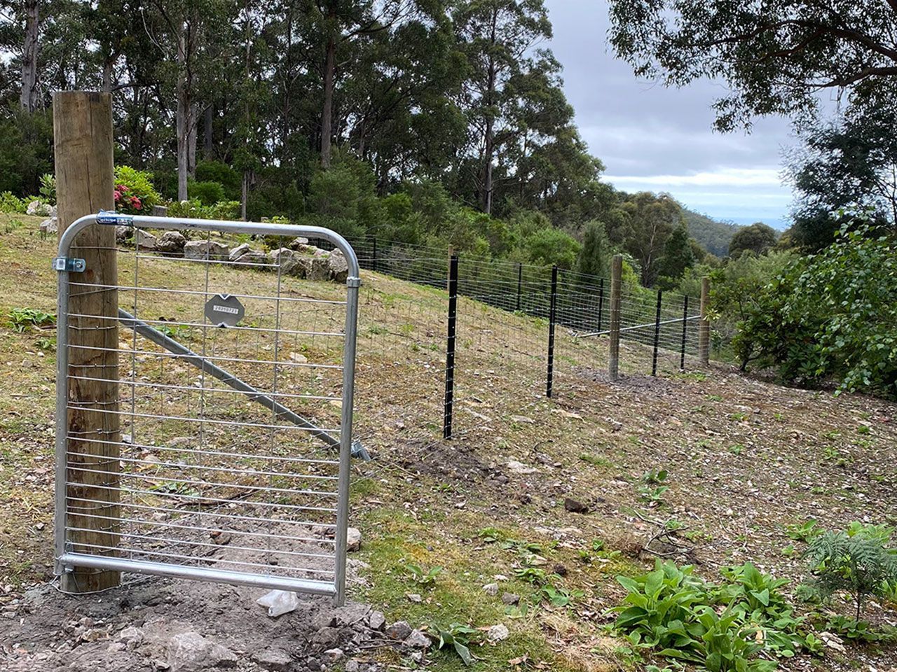 A New Wooden Fence in Front of a Queenslander House — Tuff Fencing in Caboolture, QLD