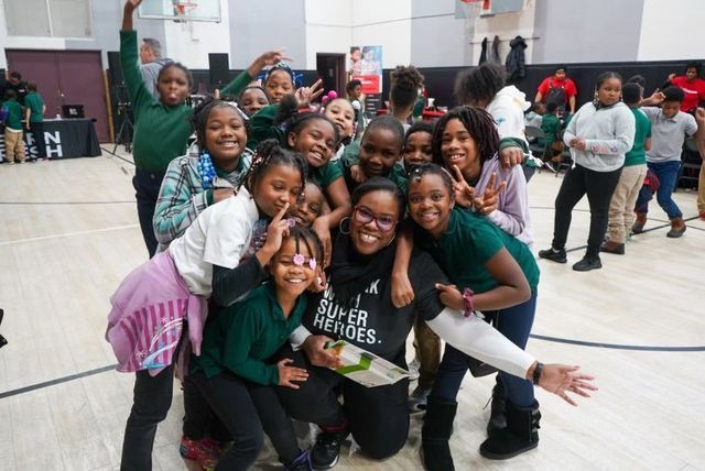 CODE313 scholars celebrating together. Watch the Detroit Is Limitless documentary