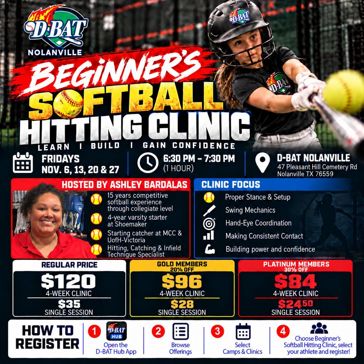 Camp or clinic flyer