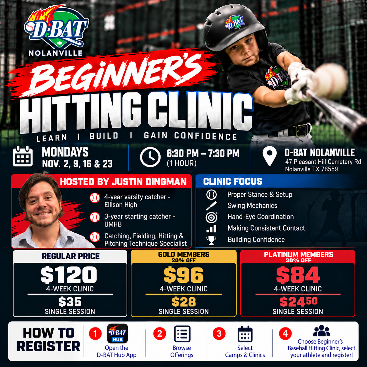 Camp or clinic flyer