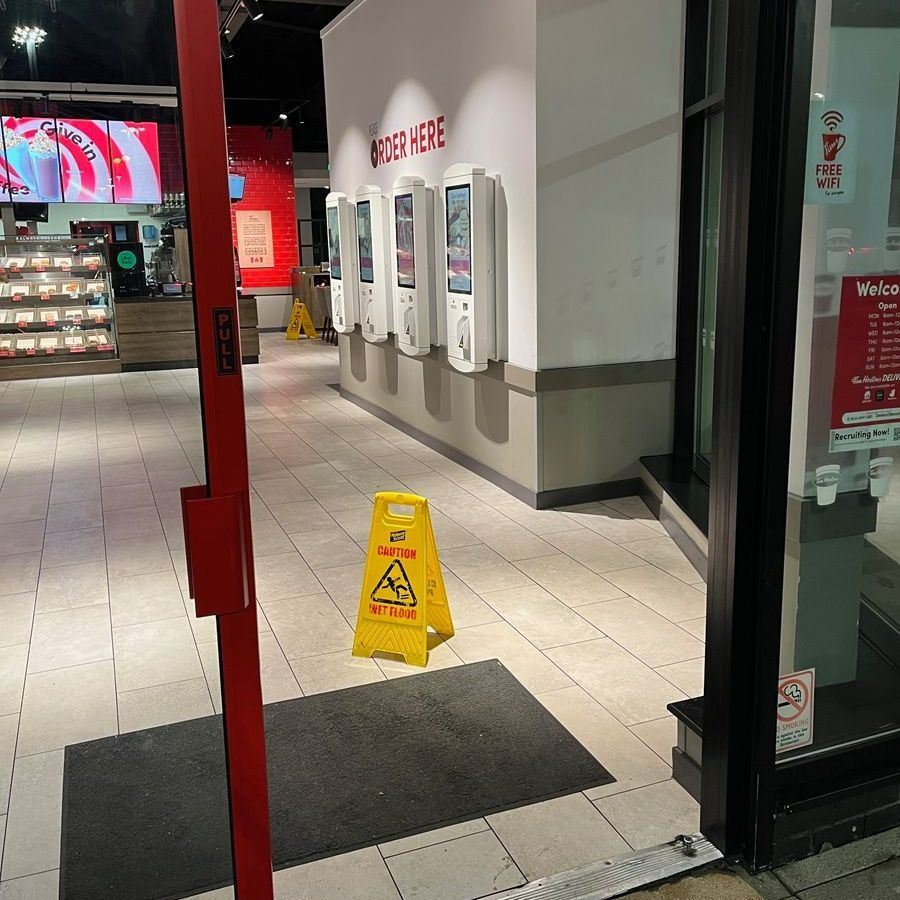 McDonald's entrance with
