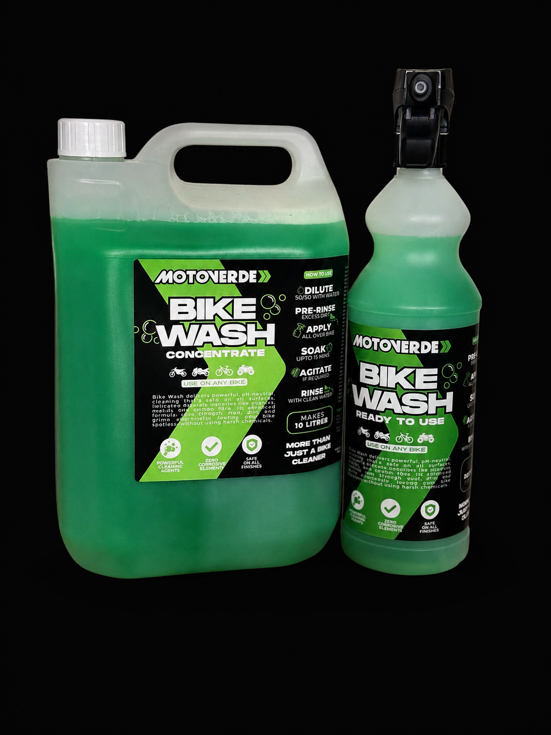 Motoverde Bike Wash 1+5L Combo
