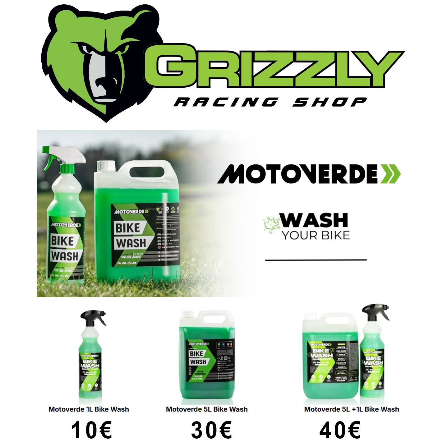 Motoverde 1L Bike Wash
