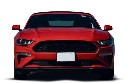 Front View Of Red Ford Mustang | Norgren's Auto Center