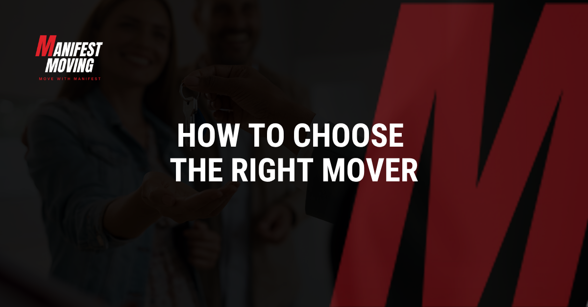 homeowner reviewing moving contract and choosing the right mover