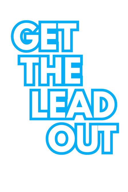 Blue text on white background:
