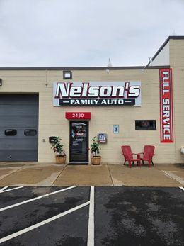 vehicle in repair shop | Nelson's Automotive