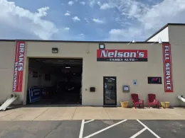 vehicle in repair shop | Nelson's Automotive