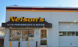 vehicle in repair shop | Nelson's Automotive