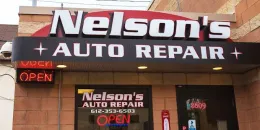 vehicle in repair shop | Nelson's Automotive