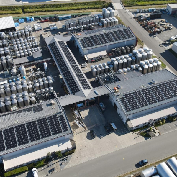Solar Panels at NZ Wineries Liverpool Street