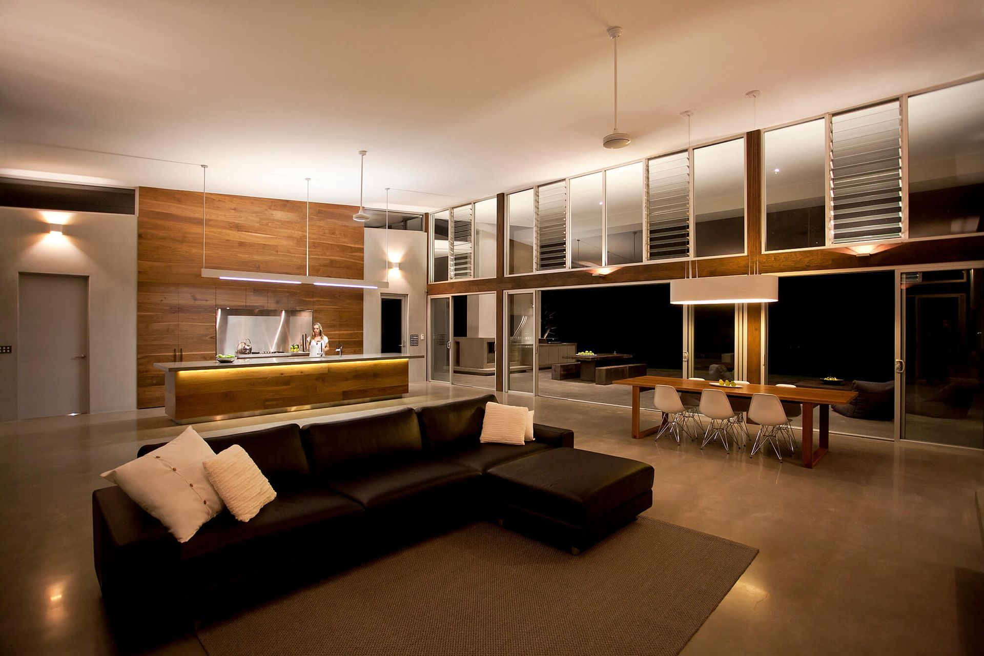 Silver aluminum louver on the wall — Louvres in Tamworth, NSW