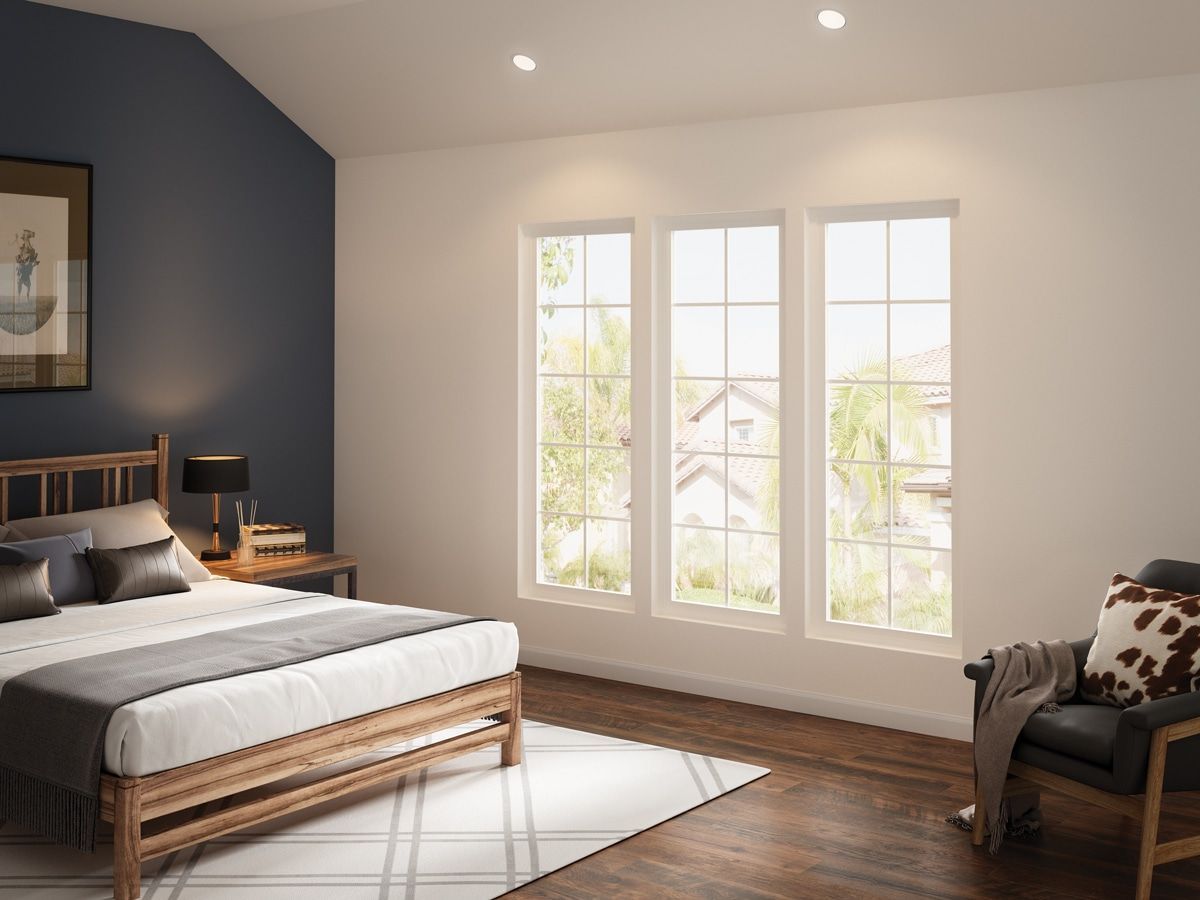 Fixed windows on bedroom — Windows in Tamworth, NSW