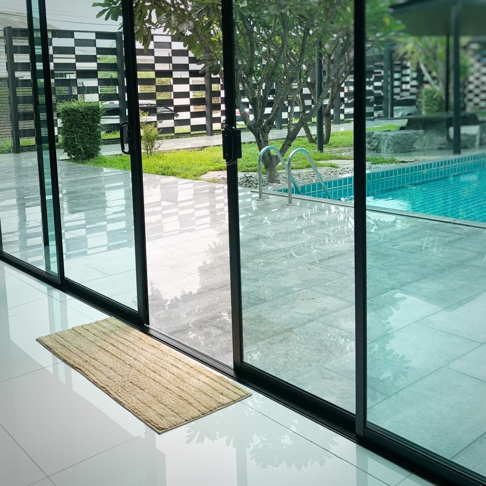 Doors to pool area — Stacker Doors in Tamworth, NSW