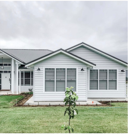 Triple outdoor white windows aluminum louver shutter — Windows & Doors in Tamworth, NSW